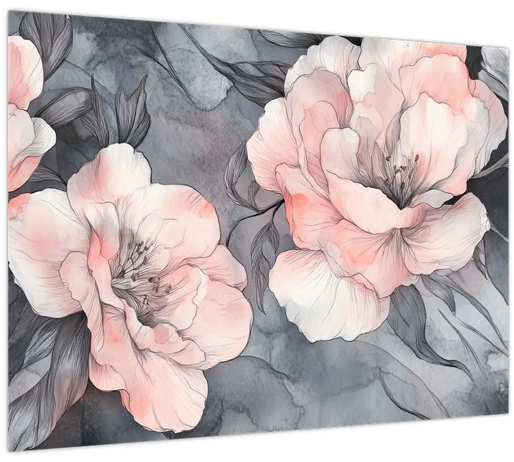 Obraz - Séria kvetov (70x50 cm)