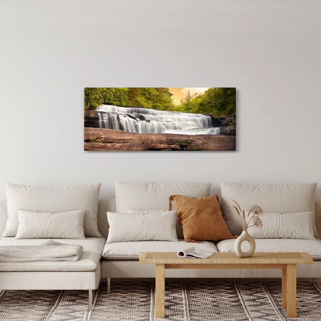 Obraz vodopádu (120x50 cm)