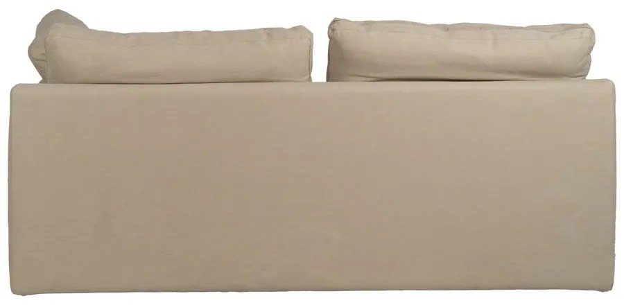 Béžová ľanová pohovka 180 cm – Ixia