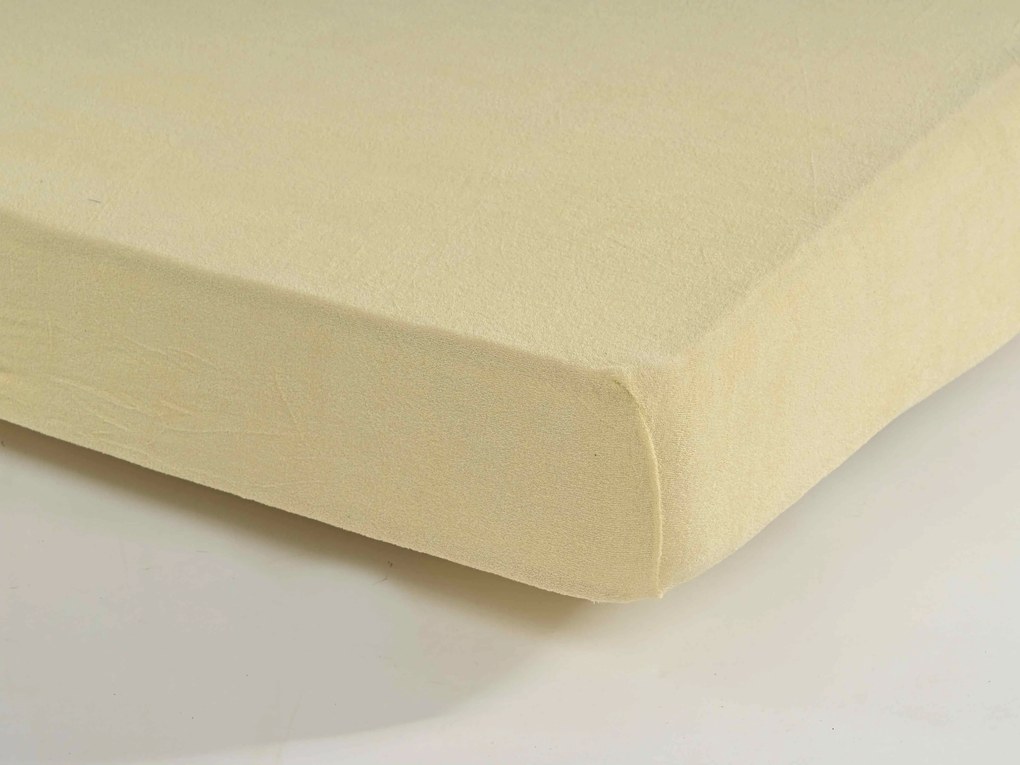 Profod Prestieradlo do postieľky FROTÉ COMFORT 70x140 cm - Žltá