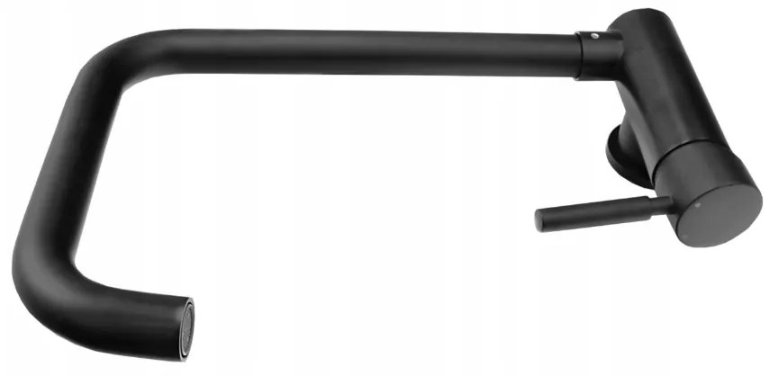 Gamma Window, sklopiteľná vysoká drezová batéria h-340, čierna matná, GMA-BWW-BK
