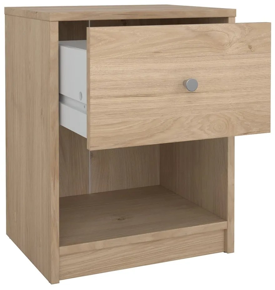 Nočný stolík v dekore duba s poličkami May - Tvilum