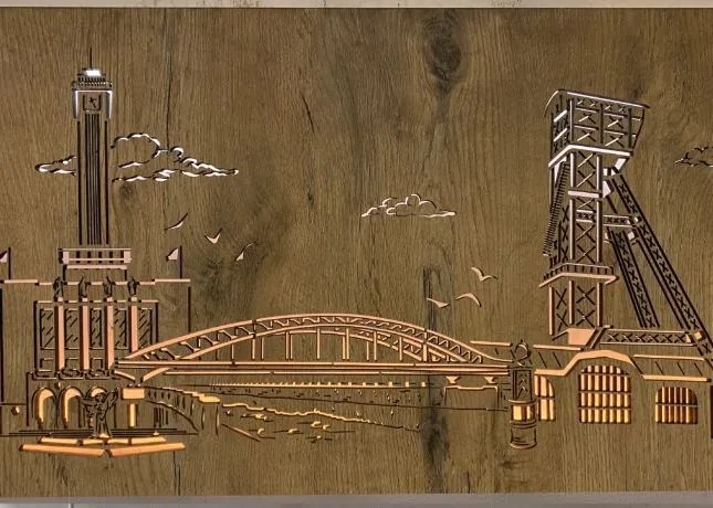 Svietiaci obraz Mesto