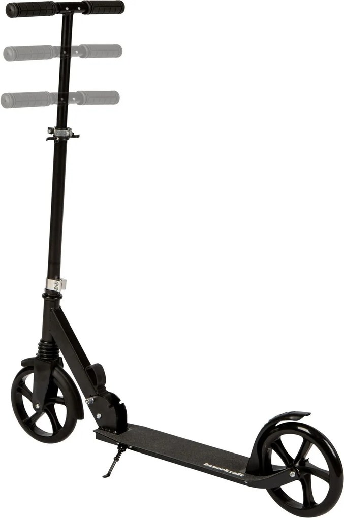 Bauerkraft Skladacia mestská kolobežka pre deti a mládež 95-105 cm, kolesá 200 mm, predné odpruženie