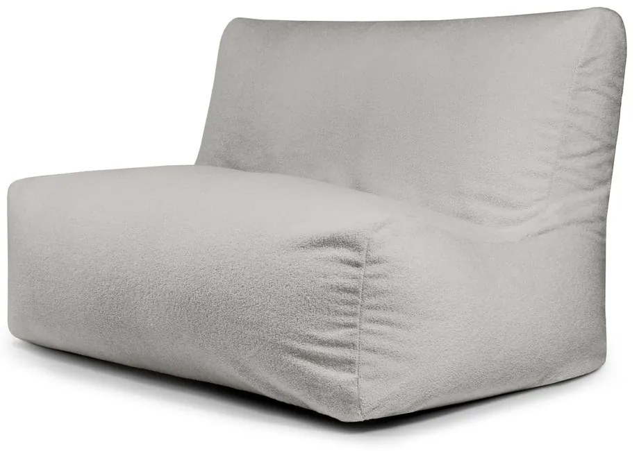 Svetlosivý sedací vak z textílie buklé Sofa Seat Lounge – SLOWDOWN