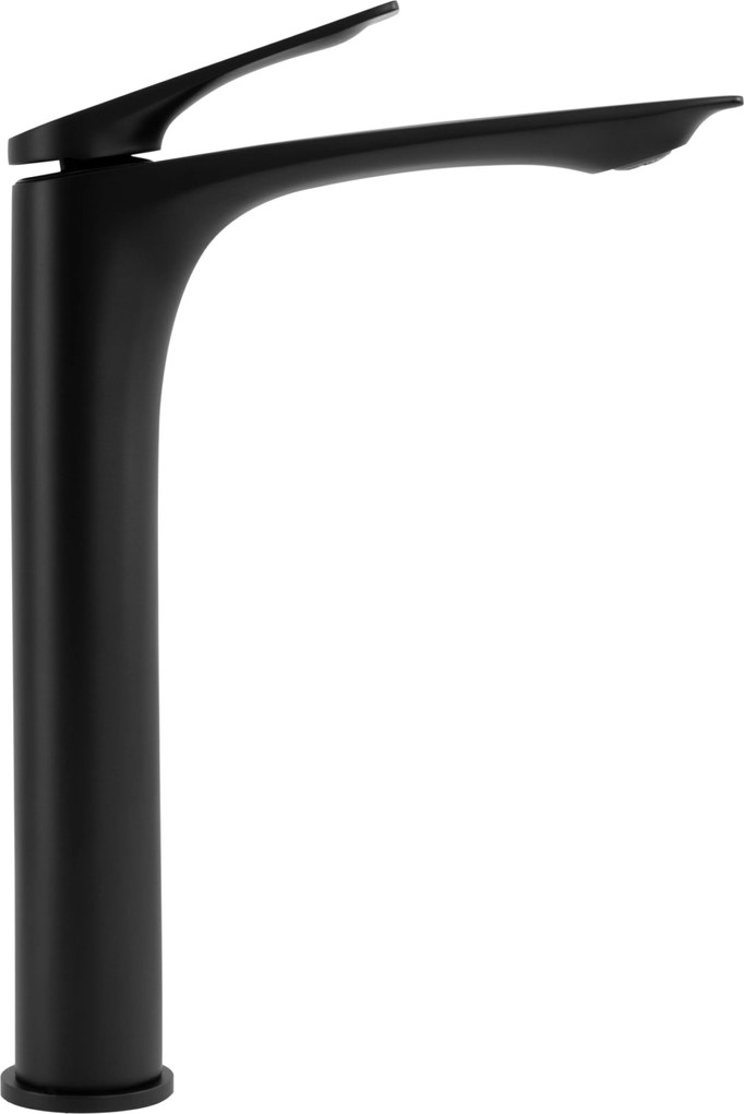 Rea Avalon, vysoká umývadlová batéria h-305, čierna matná, REA-B1126