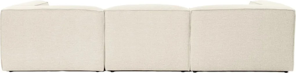 Třímístná pohovka Fora 296 cm ecru