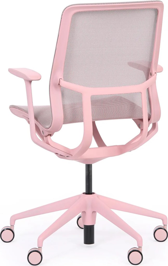 Kancelárska stolička ELVI, ružová