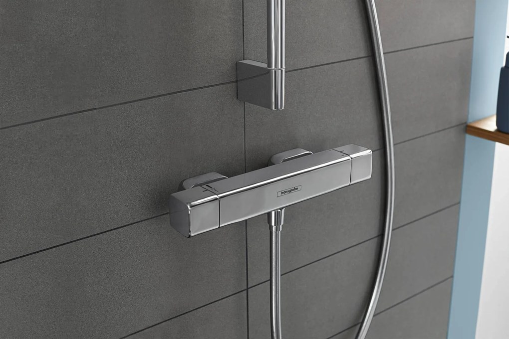 Hansgrohe Ecostat E, termostatická sprchová batéria, chrómová, HAN-15773000