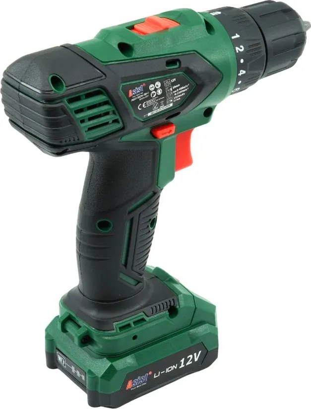 ASIST AE2V12DN-151-1 Akumulátorová vŕtačka 12 V, 1,5 Ah