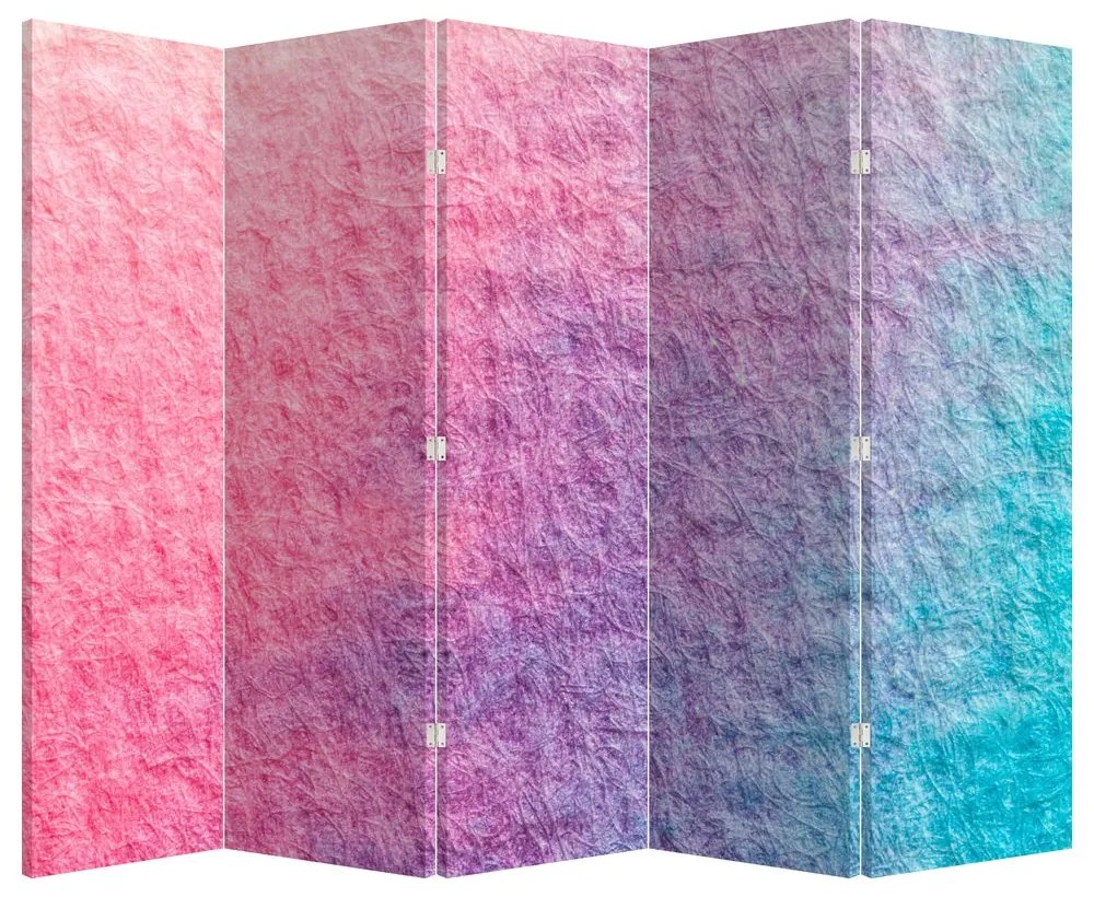 Paraván - Farebná textúra (210x170 cm)