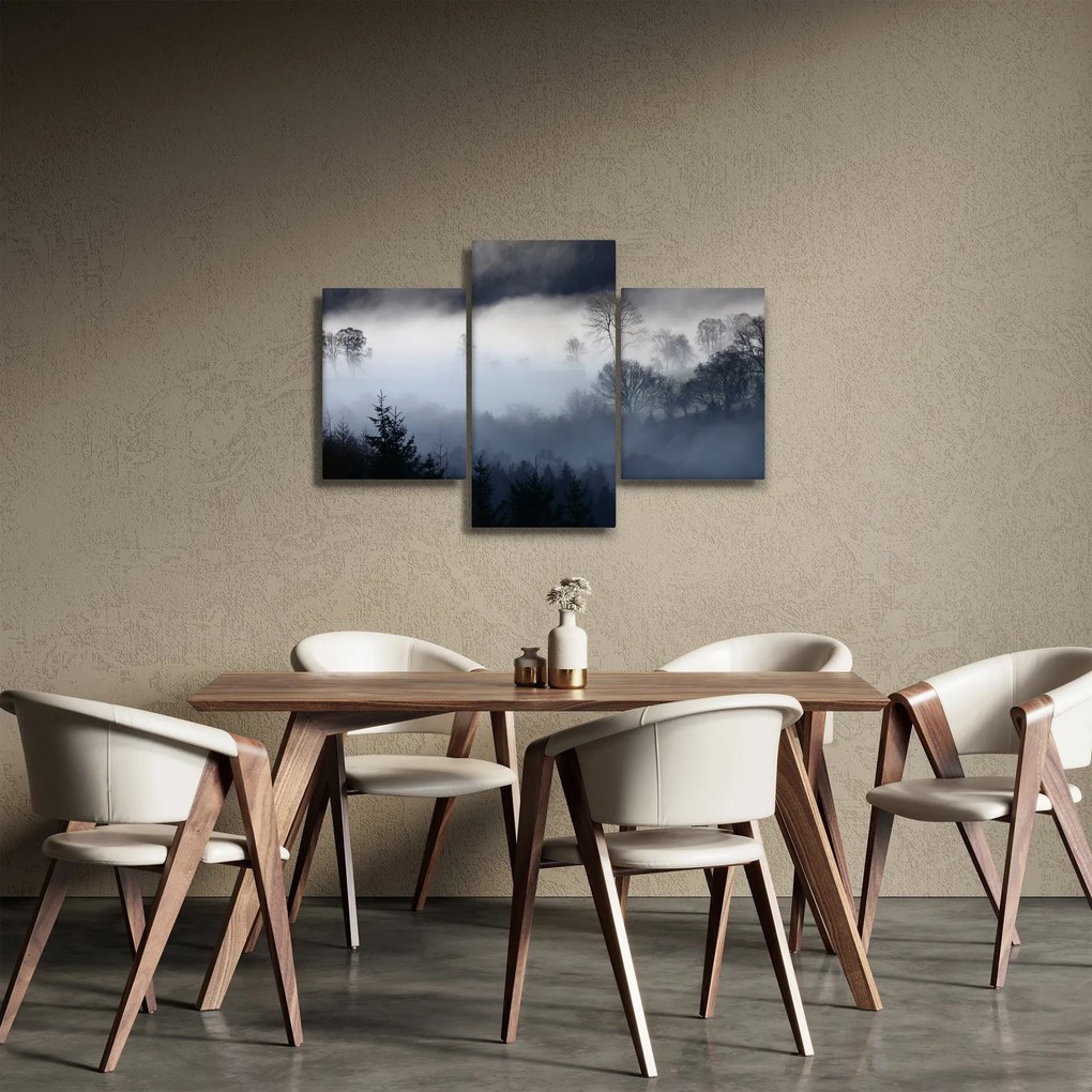 Obraz hmly nad lesom (90x60 cm)