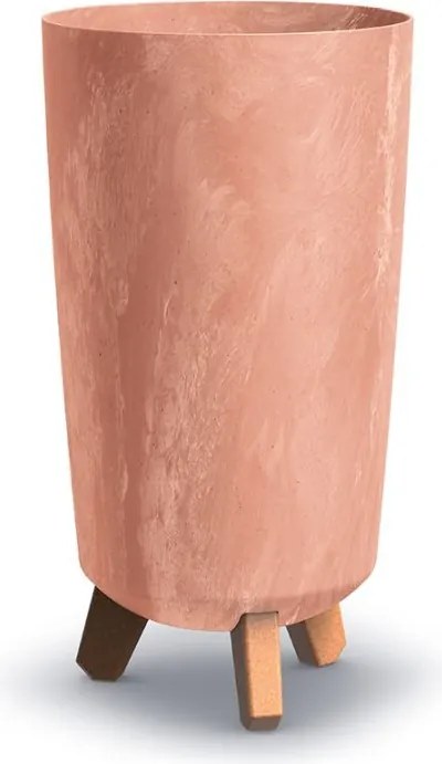 Vysoký kvetináč GRACIE TUBA SLIM terakota betón