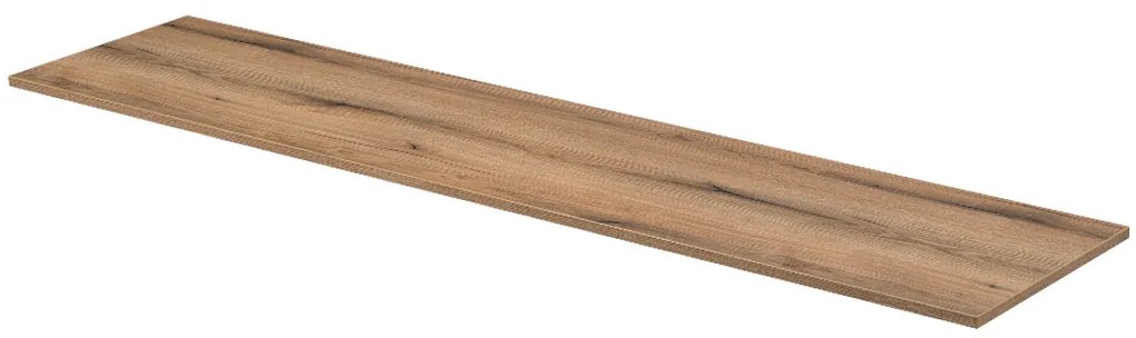 Koupelnová sestava Iconic s deskou, umyvadly, zrcadlem a skříňkami 160 cm kašmírová/dub coast evoke