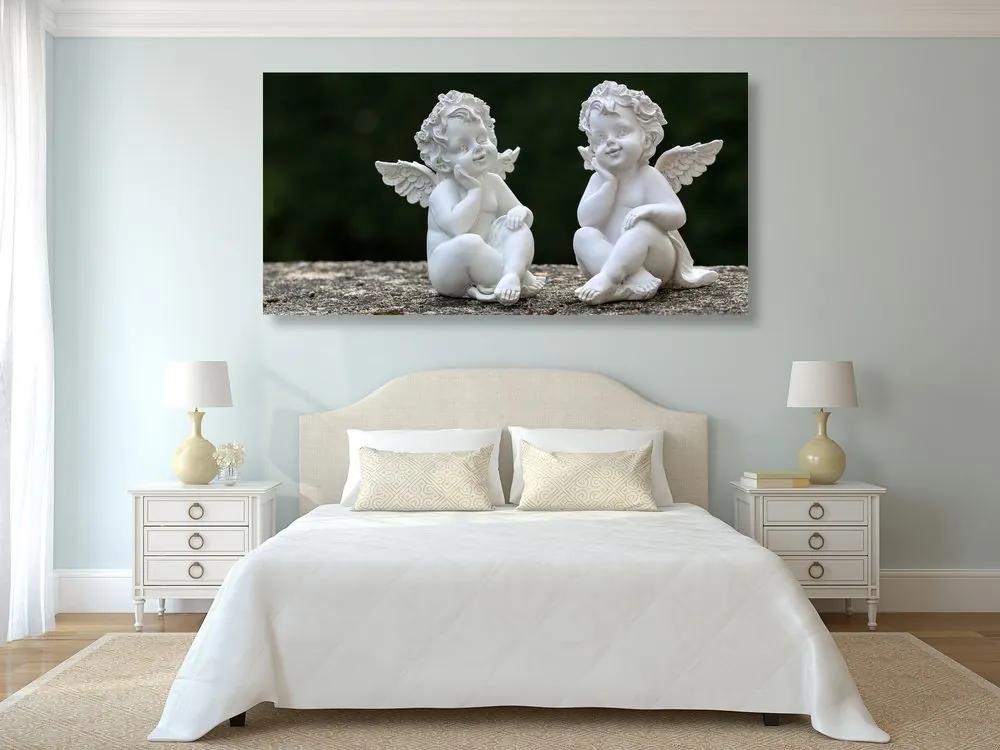 Obraz dvojica malých anjelov - 120x60