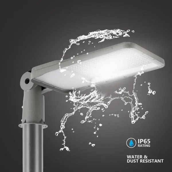 BRILAGI -LED Vonkajšia pouličná lampa s kĺbom. URBANLIGHT LED/200W/230V sivá IP65