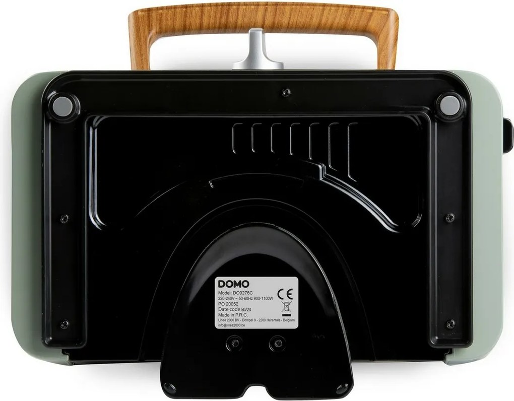 DOMO DO9276C sendvičovač 3v1, matná zelená