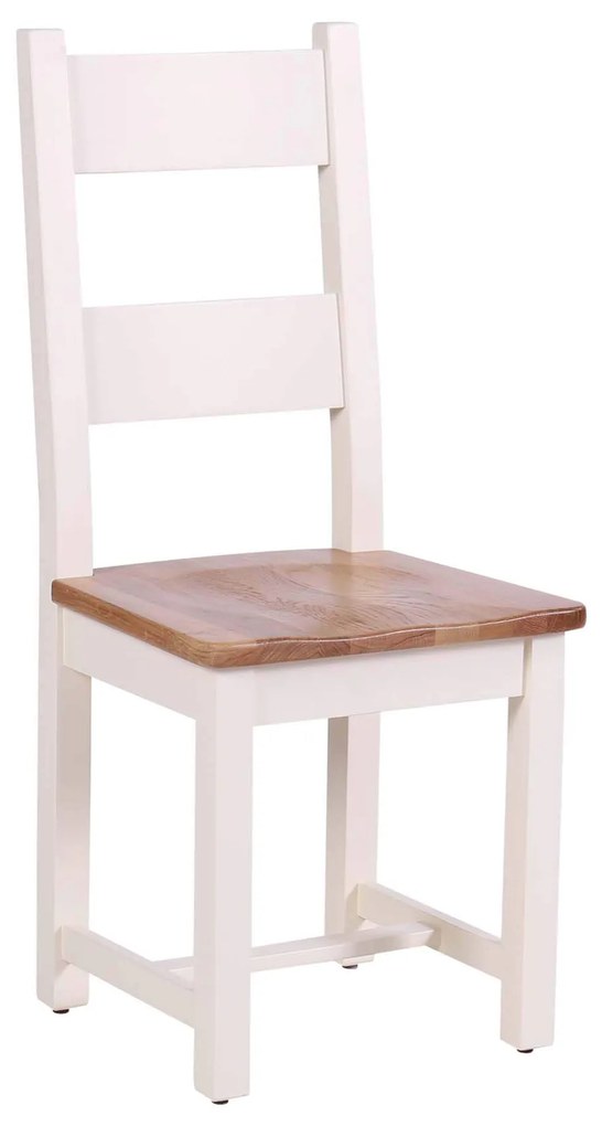 Biela jedálenská stolička 470x500x1080