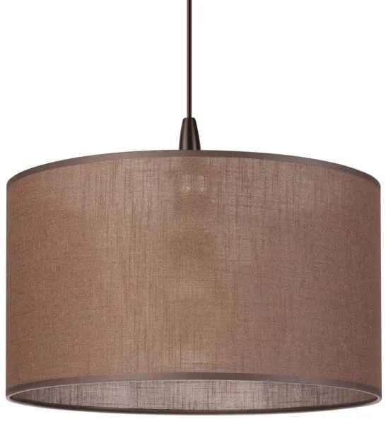 LED Luster na lanku NOEL 1xE27/60W/230V hnedá