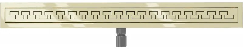 Mexen Flat M15 nerezový sprchový žľab 80 cm, zlatá, 1524080-15