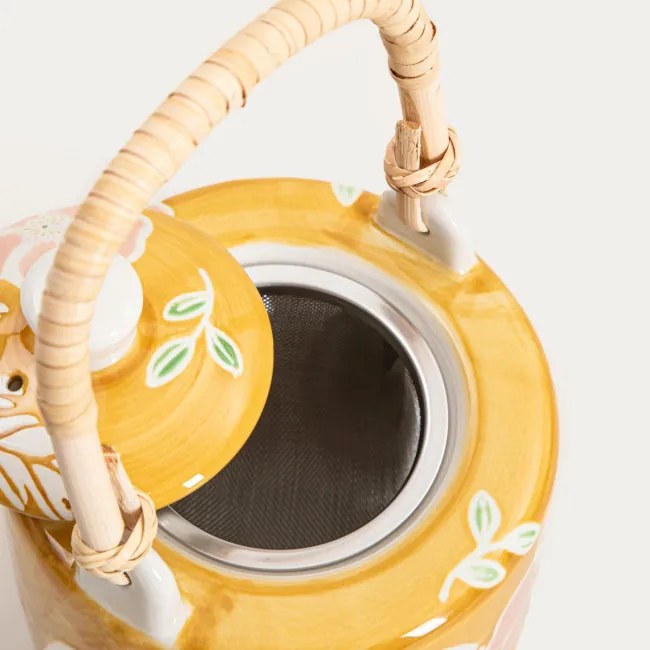 Čajník so šálkami CERRI 772375 žltý