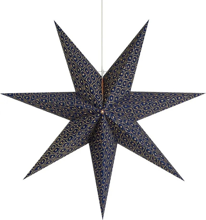 Tmavomodrá závesná vianočná svetelná dekorácia Baroque – Markslöjd