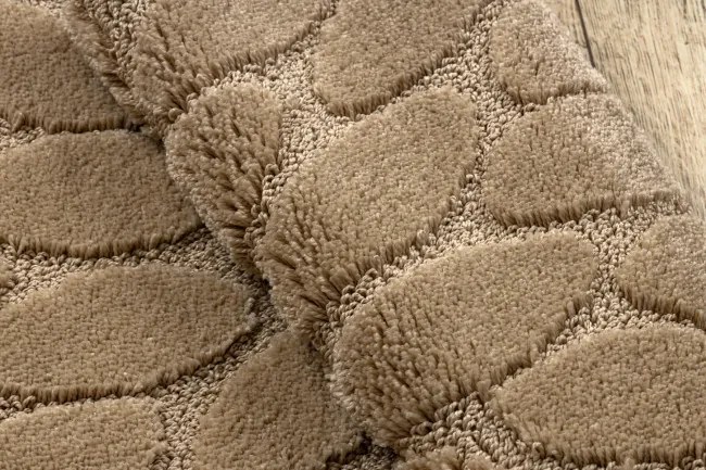 Sada kúpeľňových koberčekov SUPREME STONES kamienky, béžová