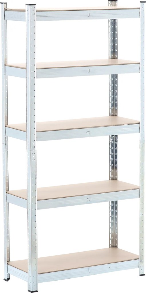 CH 5- policový kovový úložný regál Tosca X. 150 x 70 x 30 cm