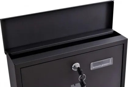 HANS poštová schránka čierna čierna