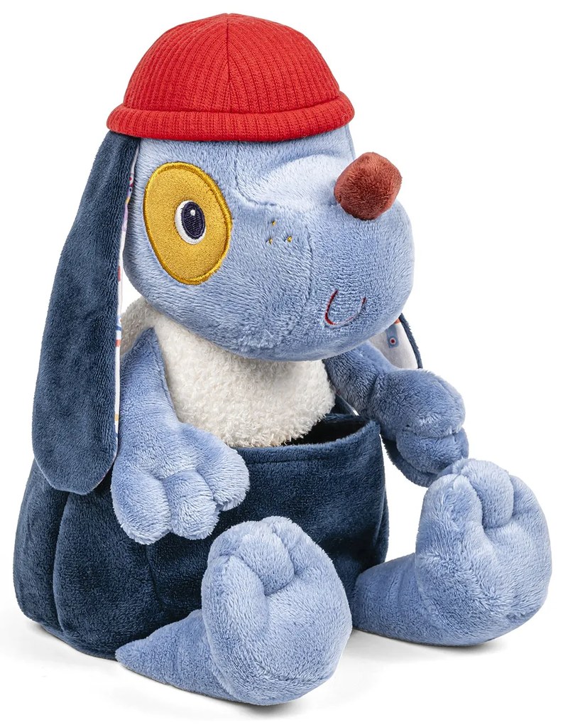 Lilliputiens - textilná hračka s aktivitami - údržbár psík Jules