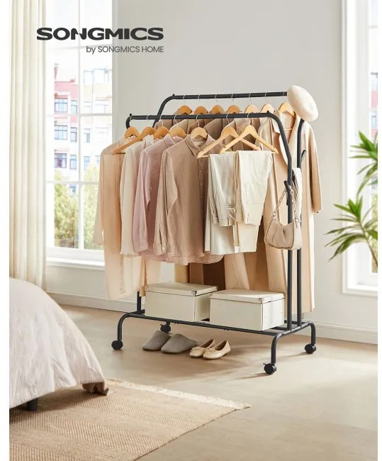 Vešiakový stojan na kolieskach HSR107B01