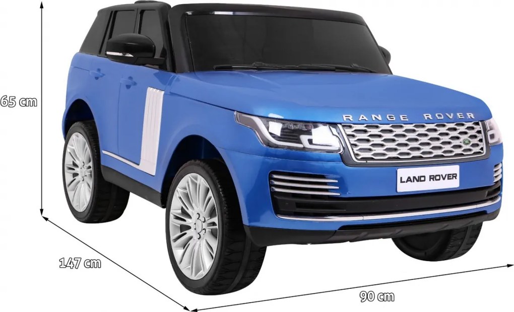 Ramiz Range Rover HSE lakované detské auto pre 2 deti modré SUV