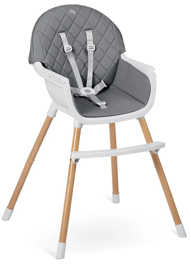 Stolička na kŕmenie Nukido Lilo 700700, šedá