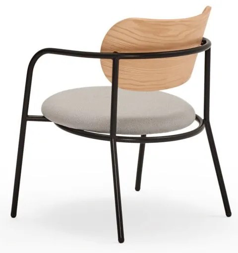 Sivé kreslo v dekore duba Eclipse - Teulat