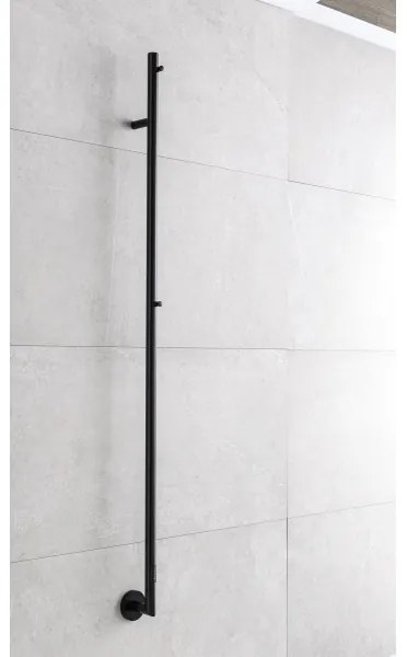 P.M.H. OL1B - Elektrický sušiak na uteráky OLE 24W/230V 170 cm IP44 čierny