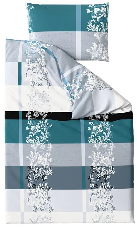 Obliečky z mikrovlákna LUXURY tyrkysové Rozmer obliečky: 2 ks 70 x 90 cm | 200 x 220 cm
