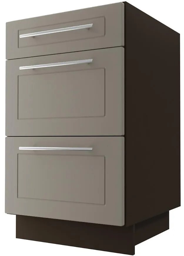 Kuchynská skrinka D3M/50 Quantum beige mat/lava