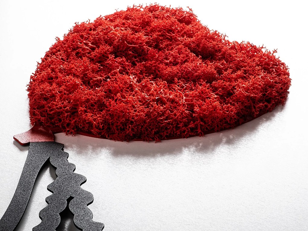 Nástenná dekorácia Banksy 13-1 čierna/červená