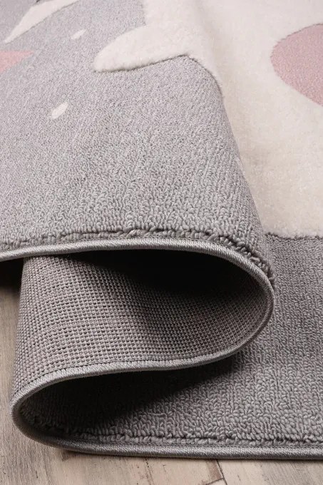 Koberec SKANDI KIDS A1098A sivý / krémový