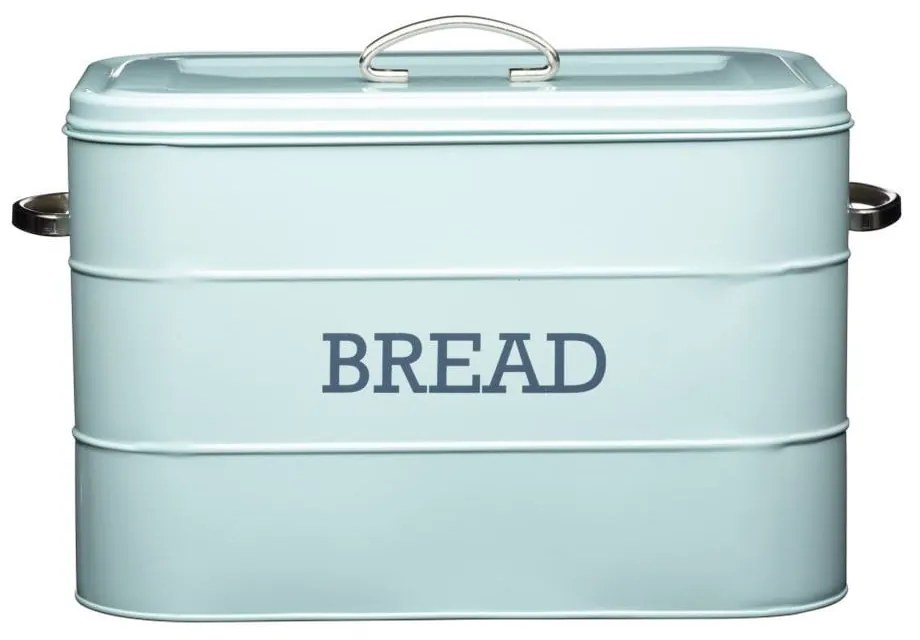 Modrá plechová dóza na chlieb Kitchen Craft Nostalgia
