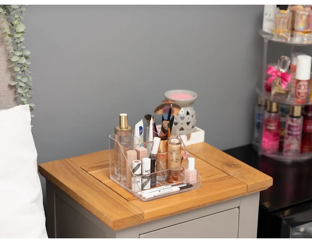 Plastový kúpeľňový organizér na kozmetiku – Addis