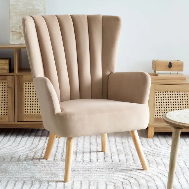 Kreslo MILLS béžové 859538