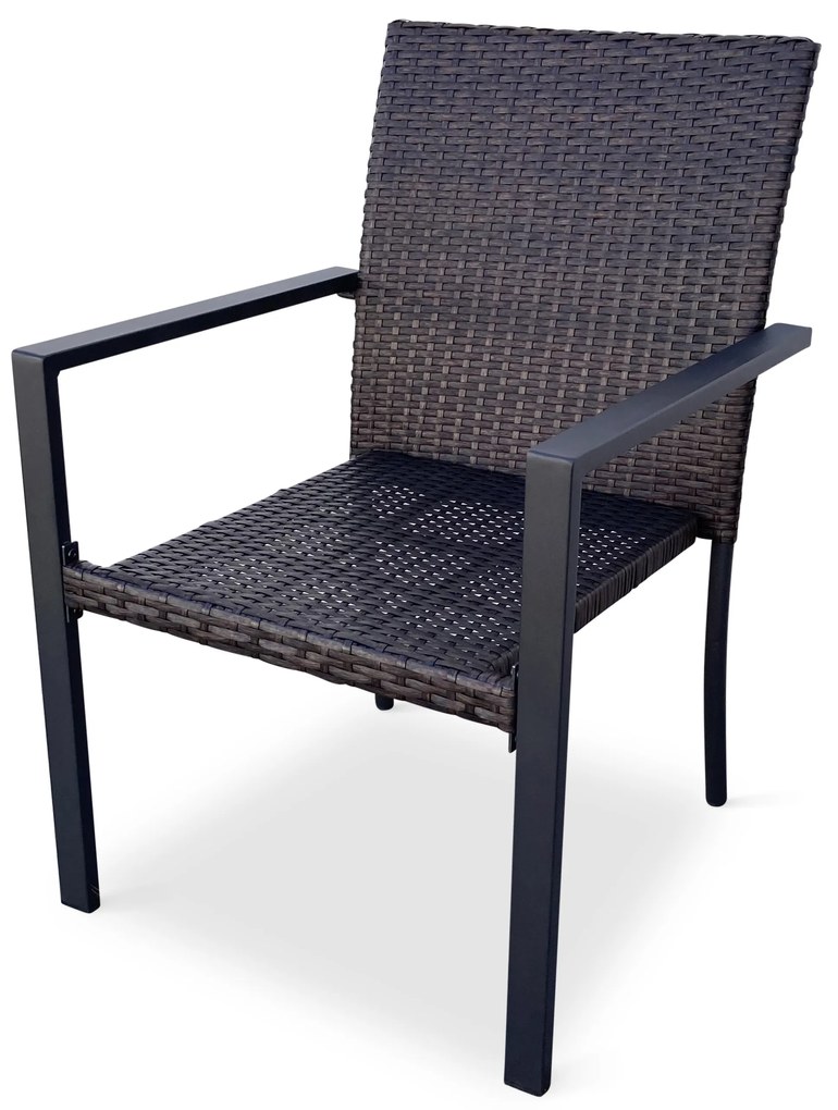 Záhradný jedálenský set Viking XL + 6x ratanová stolička Wicker Pat