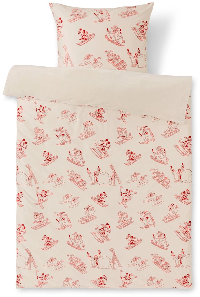 Plyšová posteľná bielizeň »Mickey and Friends«, štandardná veľkosť