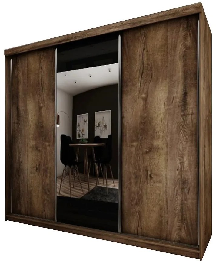 Skriňa Top 33 250 Tmavý jaseň