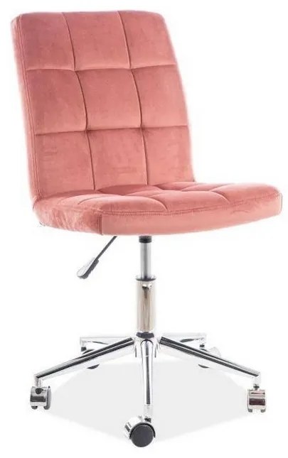 Expedo Detská stolička KEDE Q-020 VELVET, 45x87-97x40, bluvel 14, sivá