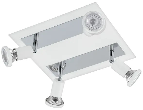 Eglo 94962 - LED Bodové svietidlo SARRIA 4xGU10-LED/5W/230V