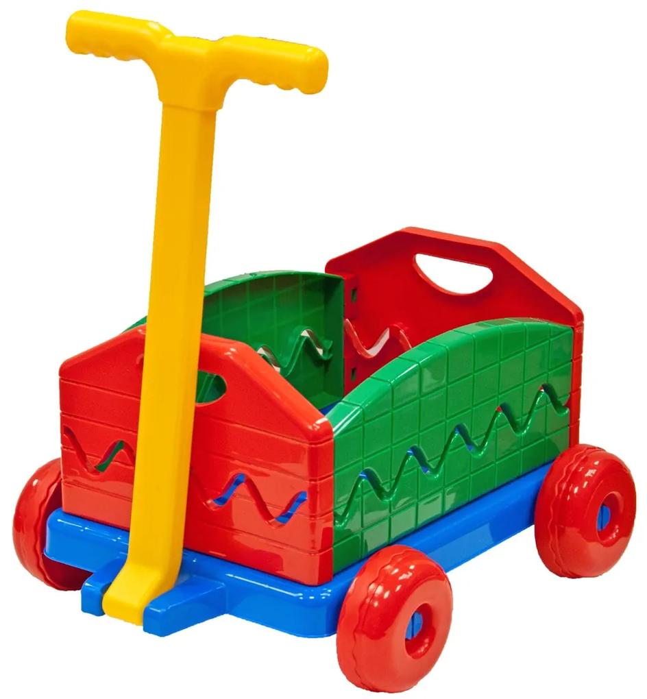 Corbi toys Detský vozík – farebný