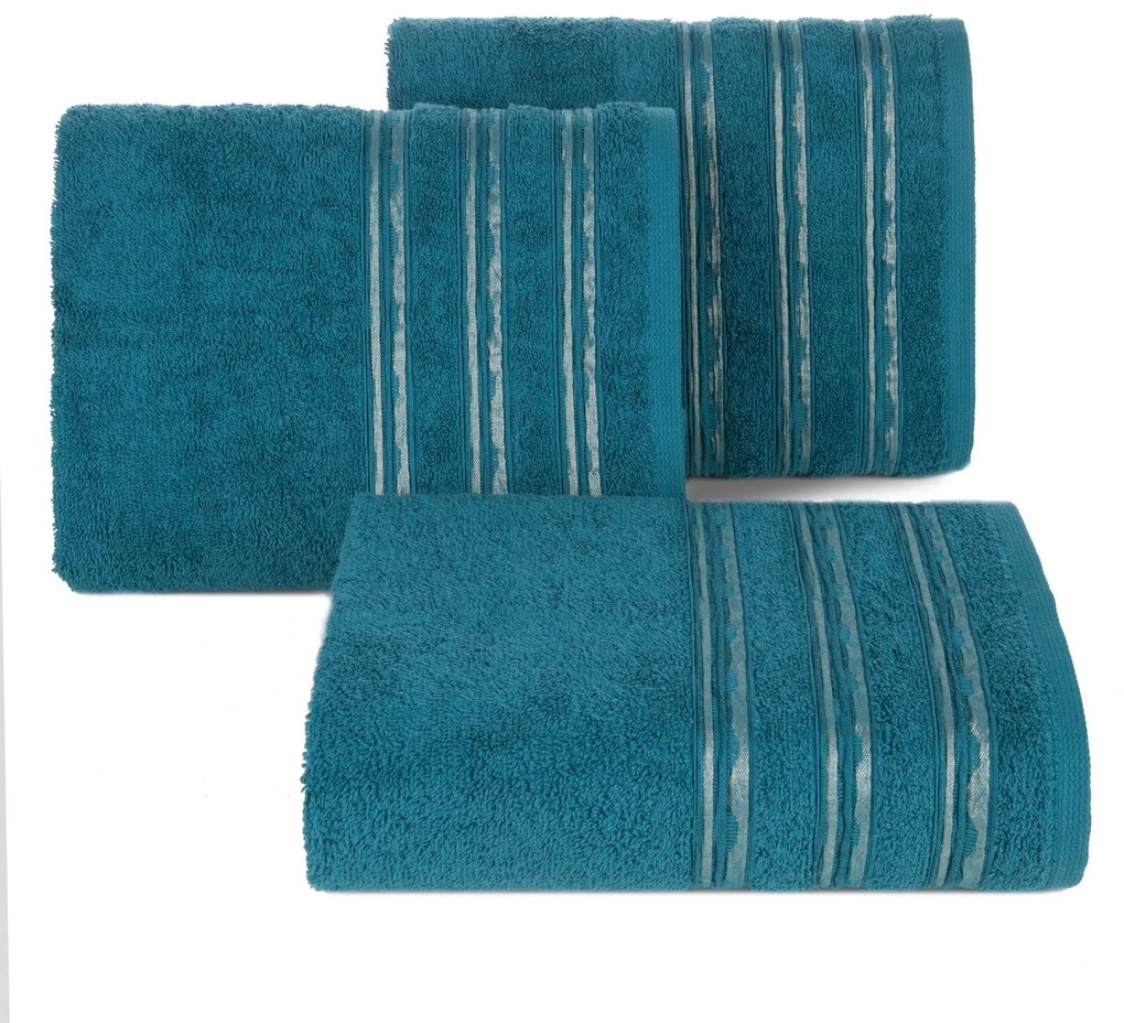 BAVLNENÝ UTERÁK JONAS 50X90 CM TYRKYSOVÁ