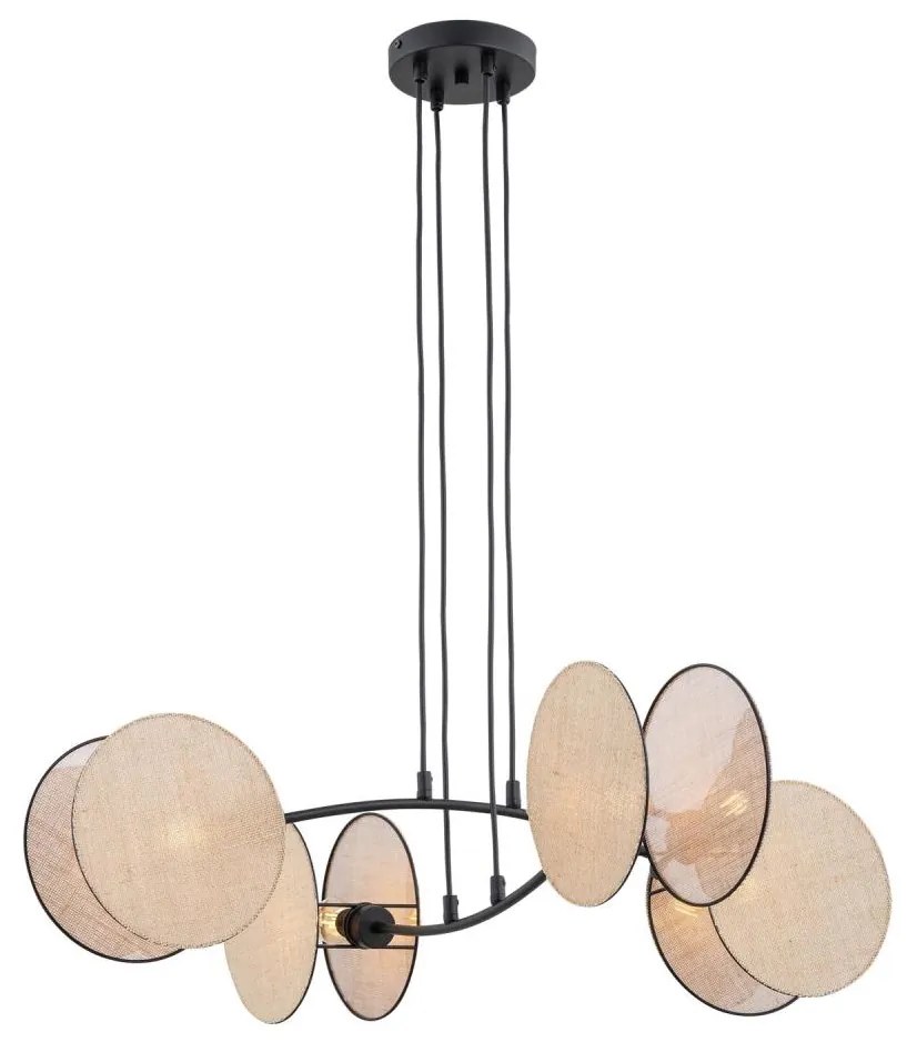 Luster na lanku MOTIF 4xE14/10W/230V béžová